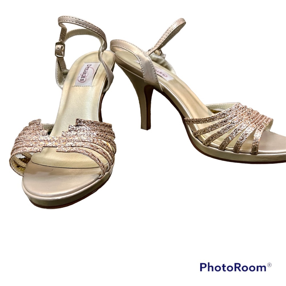 Dyeables Champagne Platform Heels